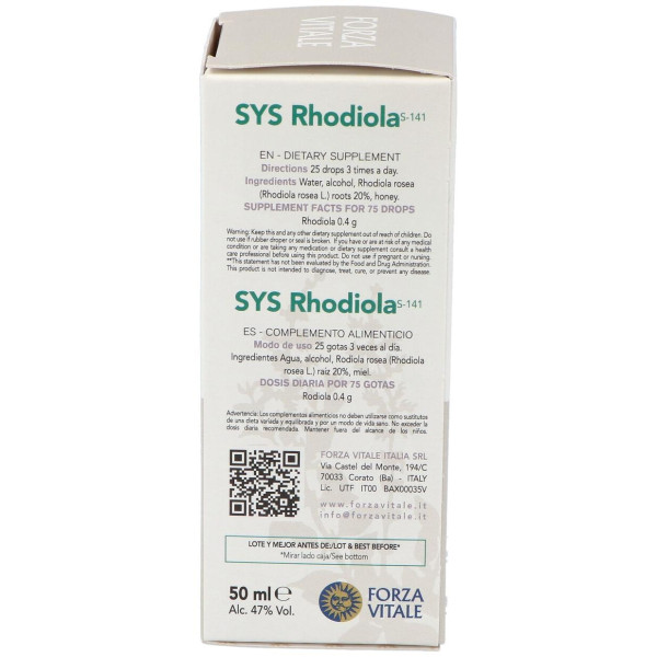 Sys.Rhodiola Rosea 50Ml.