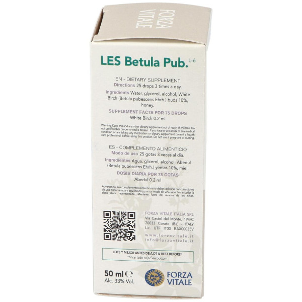 Les Betula Pubescens Abedul 50Ml.