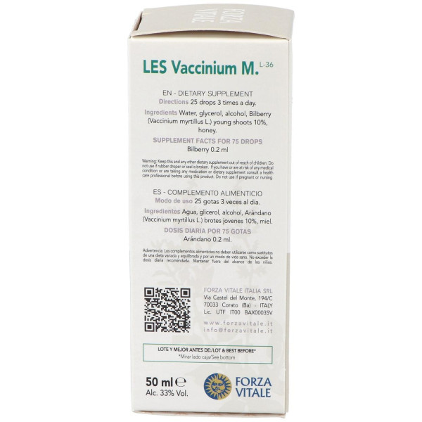 Les Vaccinium Myrtillus Arandano Negro 50Ml.