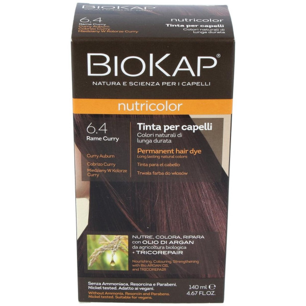 Tinte Copper Curry Dye 140Ml. Cobrizo Curry ·6.40