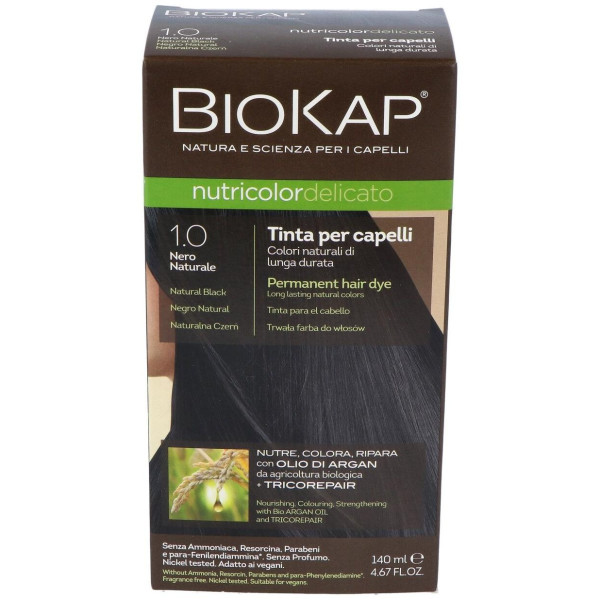 Tinte Natural Black 140Ml Negro 1.0 Delicato