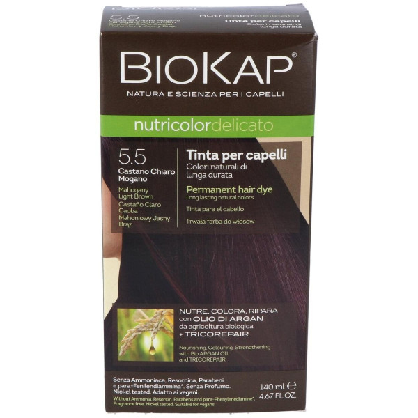 Tinte Castaño Claro Caoba 140Ml 5.5 Delicato