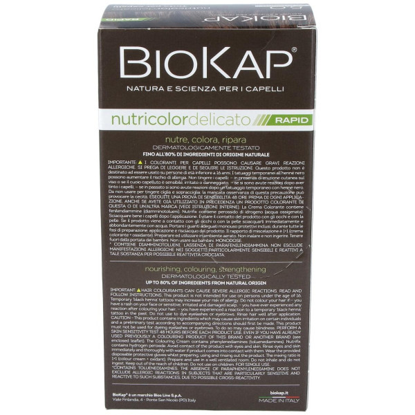 Biokap Rapid Tinte Nro 5.0 Castaño Claro Natural 140Ml