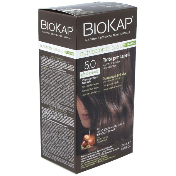 Biokap Rapid Tinte Nro 5.0 Castaño Claro Natural 140Ml