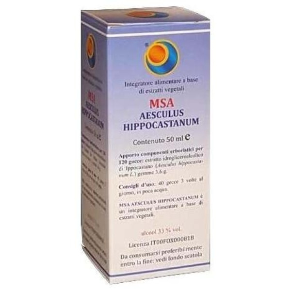 Msa Aesculus Hip. Yemas Castaño De Indias 50Ml.