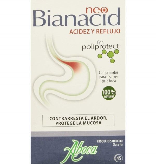 Neobianacid Acidez Y Reflujo, 45 Comp Masticables. - Aboca