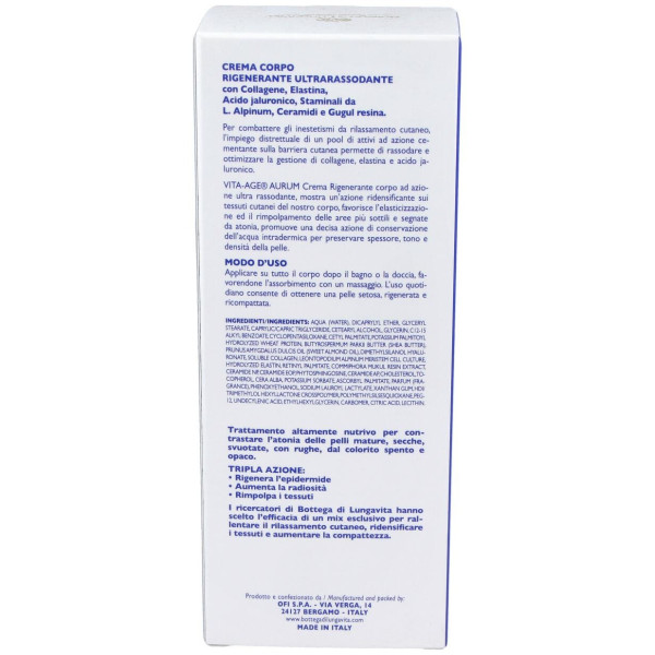 Etre Belle Vita Age Aurum Ultra Firming Body Cream 200 Ml