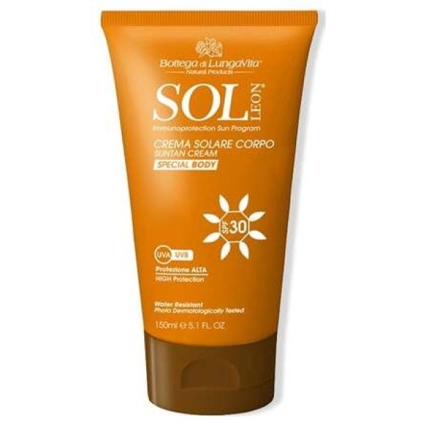 Bottega Di Lungavita Sol Leon Crema Solar Cuerpo Spf30 150Ml