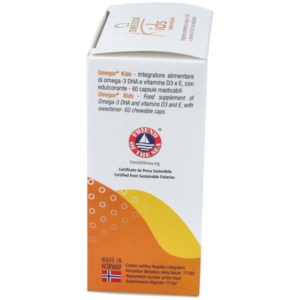 Omegor Kids Masticable 60Cap.