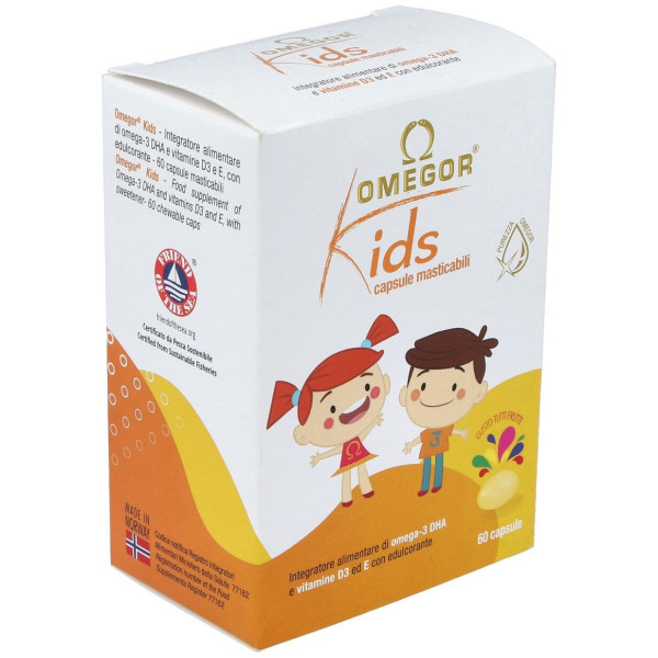 Omegor Kids Masticable 60Cap.