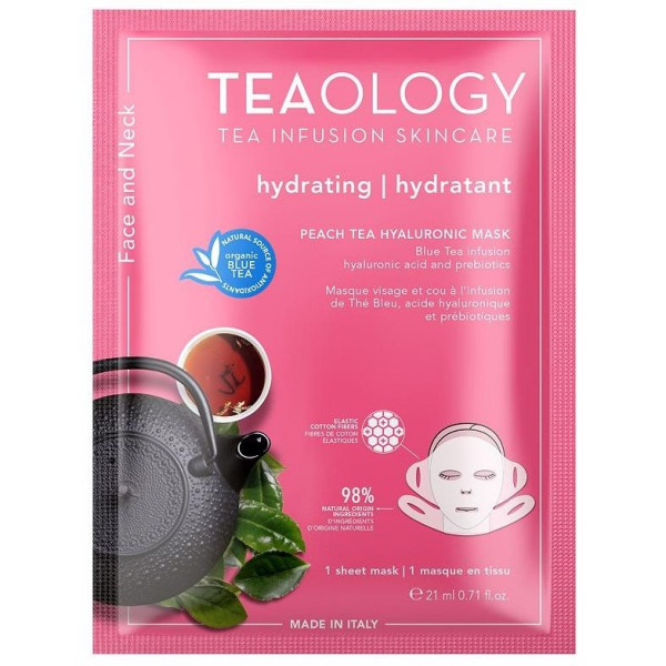 Face And Neck Peach Tea Hyaluronic Mask 21 Ml