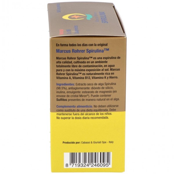Marcus Rohrer Viosol Espirulina Recarga, 540 Comprimidos 2