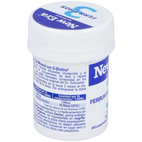 New Era Schüssler Nr.3 Ferrum Phosphoricum 240Comp