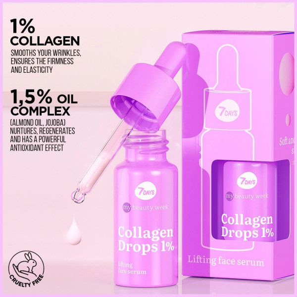 7Days My Beauty Week Collagen Drops Serum Facial Lifting 20Ml