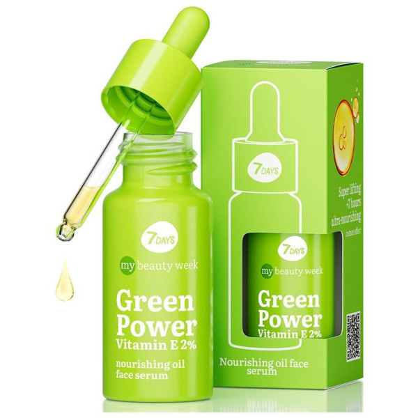 Green Power Vitamin E 2% Aceite Nutritivo Suero Facial 20 Ml