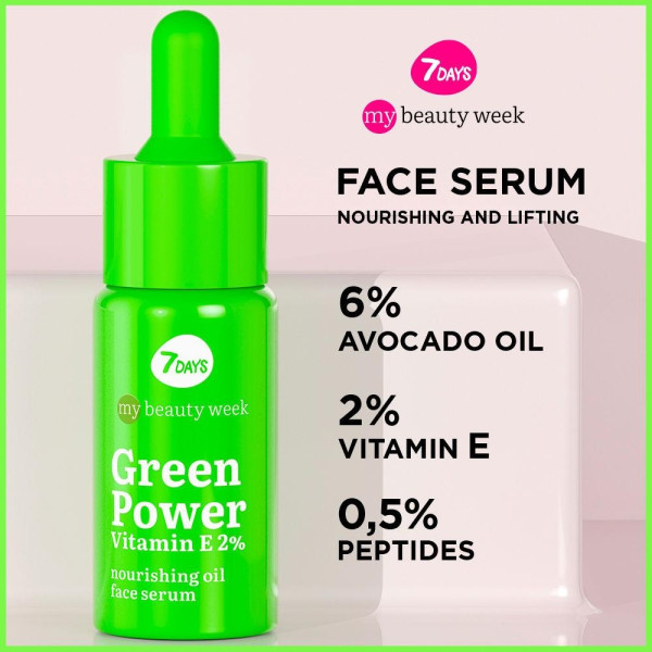 Green Power Vitamin E 2% Aceite Nutritivo Suero Facial 20 Ml