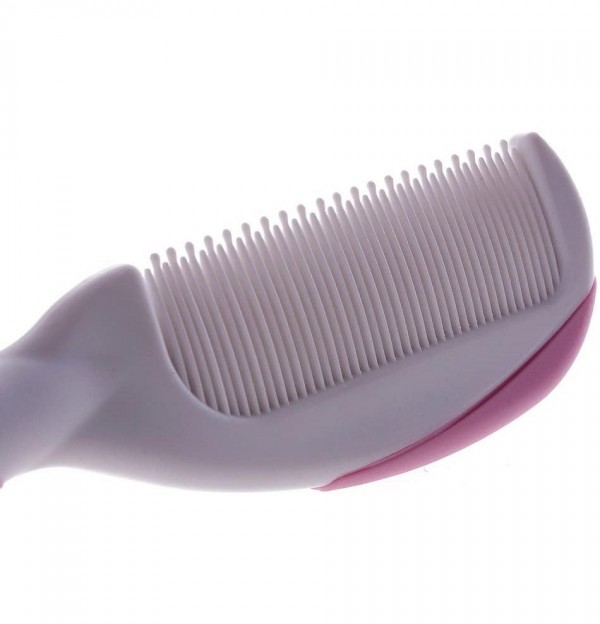Cepillo Y Peine Infantil - Chicco Pelo Natural (Rosa)