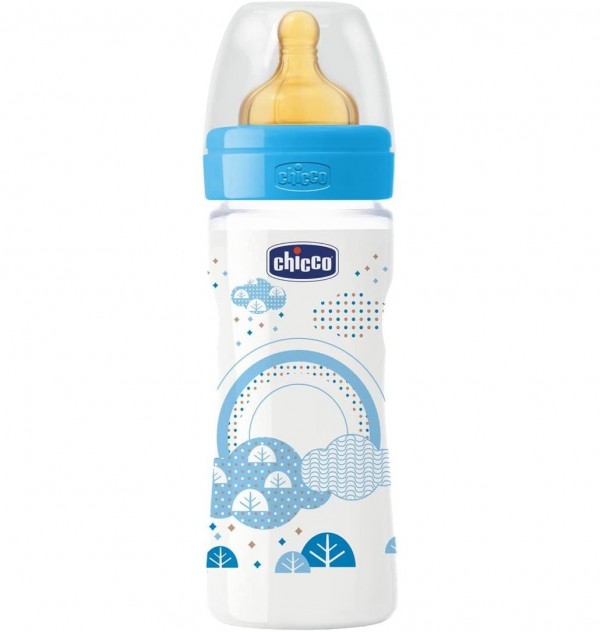 Biberon Pp T Caucho - Chicco Flujo Medio (2M+ 250 Ml Rosa)