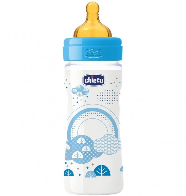 Biberon Pp T Caucho - Chicco Flujo Medio (2M+ 250 Ml Rosa)
