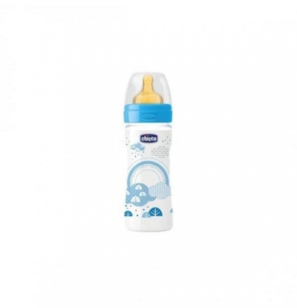 Biberon Pp T Caucho - Chicco Flujo Medio (2M+ 250 Ml Unisex)