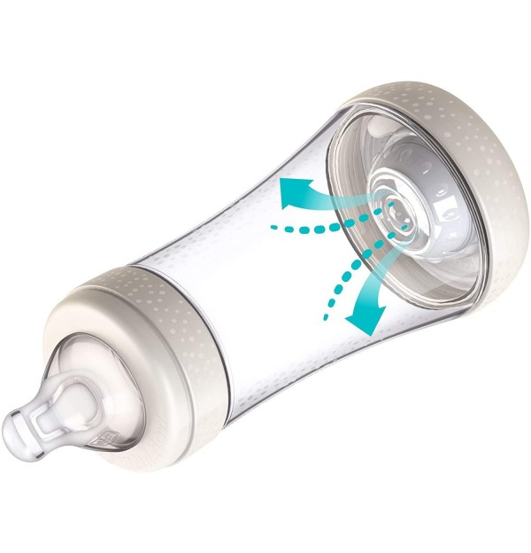 Biberón Plástico T Silicona Chicco Perfect5, Neutro 2M+ Flujo Medio, 240 Ml. -Artsana Spain