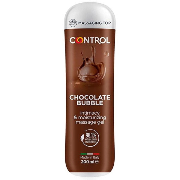 Control Gel Masaje Bubble Choco 200Ml