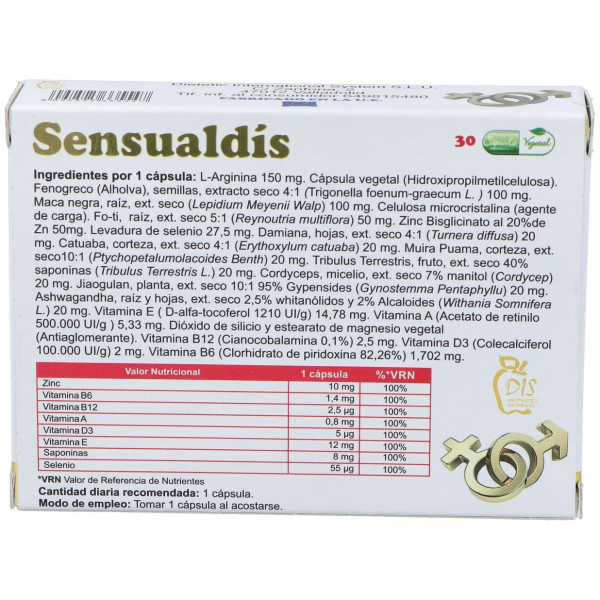Dis Sensualdis Dis 30Caps