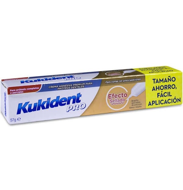 Kukident Pro Efecto Sellado - Crema Adh Protesis Dental (57 G)