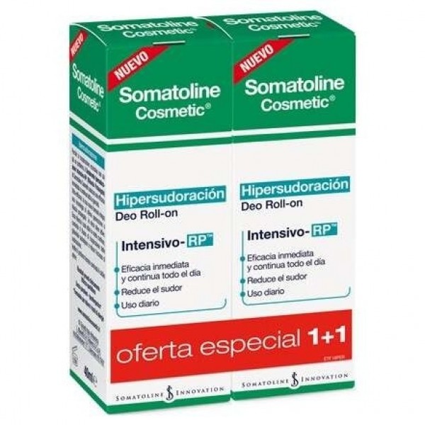 Duplo Somatoline Desodorante Hipersudoración Roll-On, 30 Ml, 2 Unidades