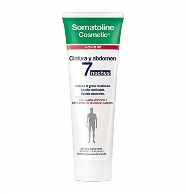 Somatoline Cosmetic Hombre Tratamiento Cintura Y Abdomen - Intensivo Noche (1 Tubo 250 Ml)
