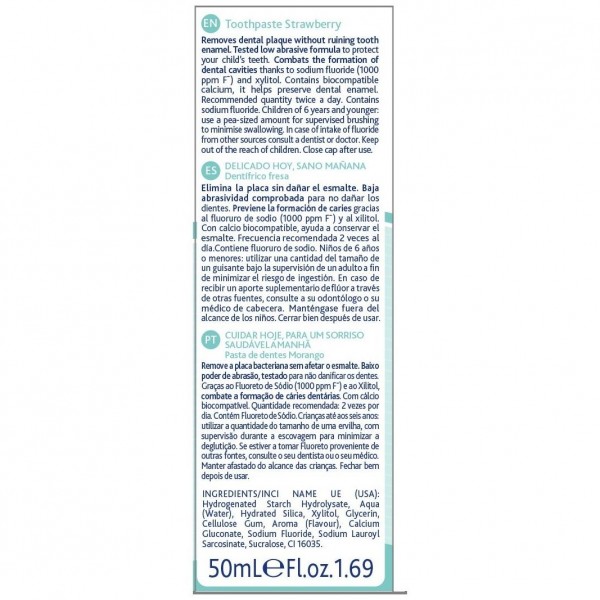 Chicco Natural Sensation Pasta Dentífrica Con Flúor, 50 Ml