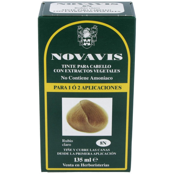 Tinte Novavis 8N Rubio Claro 120Ml.