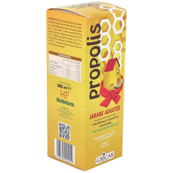 Propolis+Ecninacea Jarabe Adultos 200Ml. Gricar