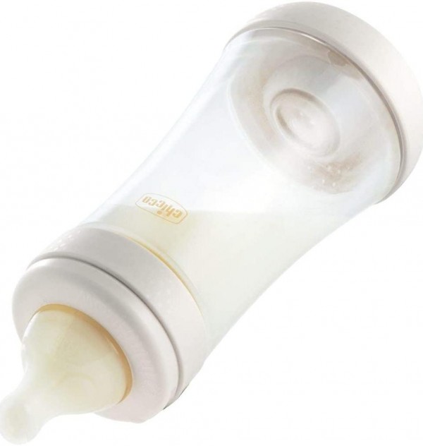 Biberón Plástico T Silicona Chicco Perfect5, Neutro 2M+ Flujo Medio, 240 Ml. -Artsana Spain