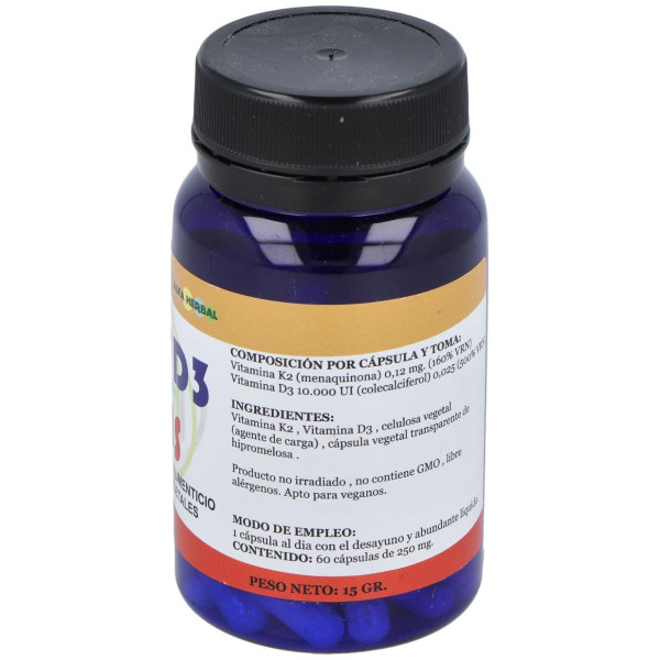K2+D3 Plus 60Vcap. Vegan