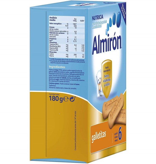 Almiron Galletitas Cereal (1 Envase 180 G)