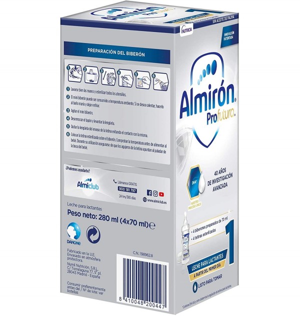 Almiron Profutura 1 (4 Envases 70 Ml)