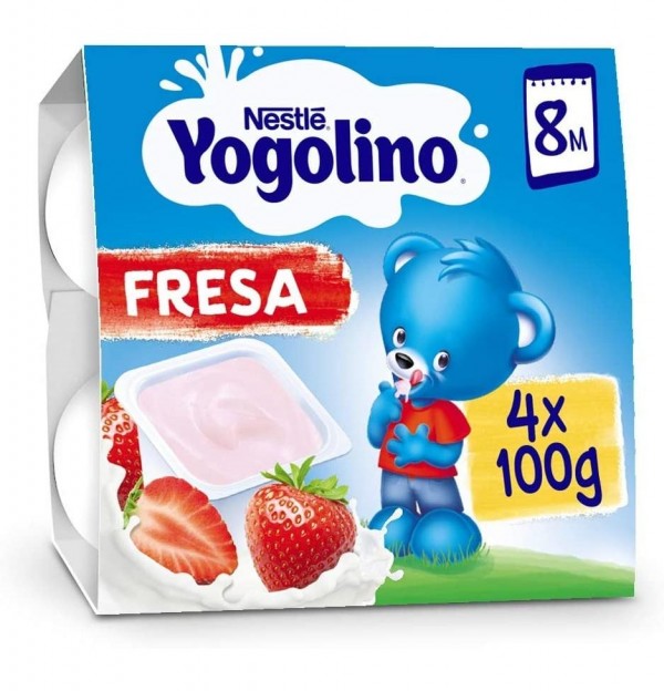 Nestle Yogolino (4 Envases 100 G Sabor Fresa)
