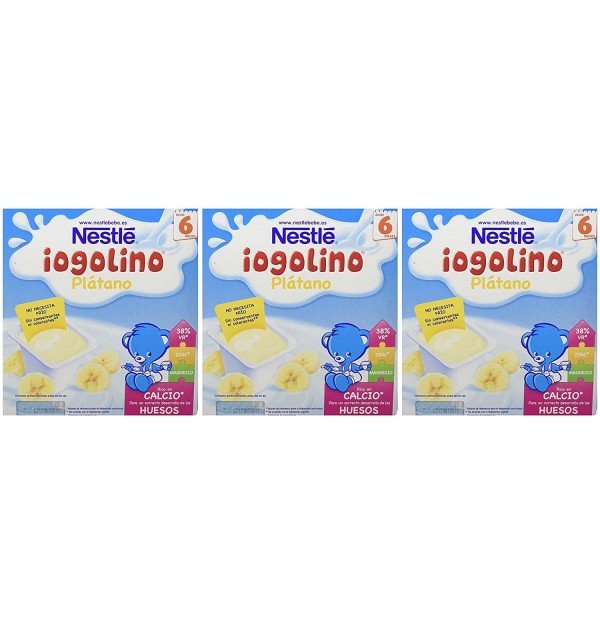 Nestle Yogolino (4 Envases 100 G Sabor Platano)