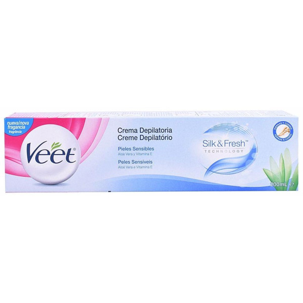 Veet Pure Crema Depilatoria Piernas Y Cuerpo Piel Sensible 200Ml