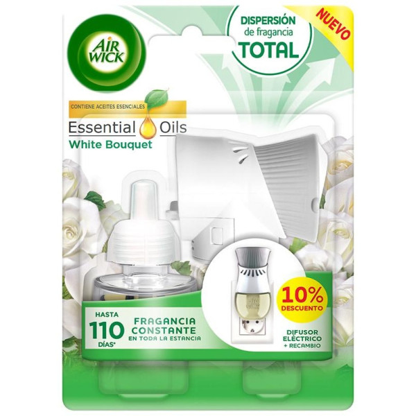 Air-Wick Ambientador Electrico Completo White Bouquet 19 Ml