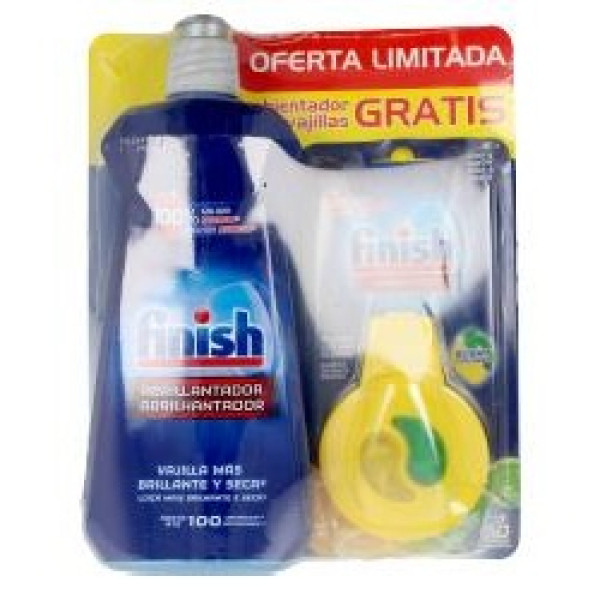 Finish Abrillantador Lavavajillas 500 Ml + Ambientador Lavavajillas 2 U