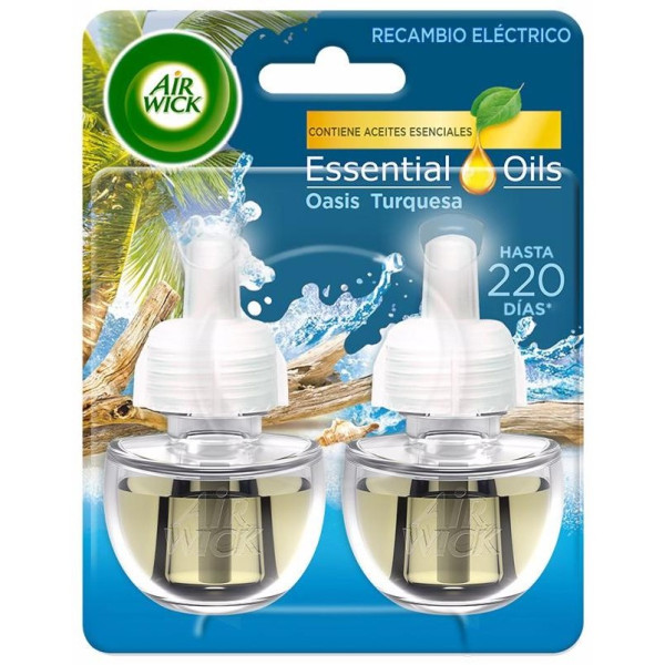 Air-Wick Ambientador Eléctrico Recambio Oasis 2 X 19 Ml
