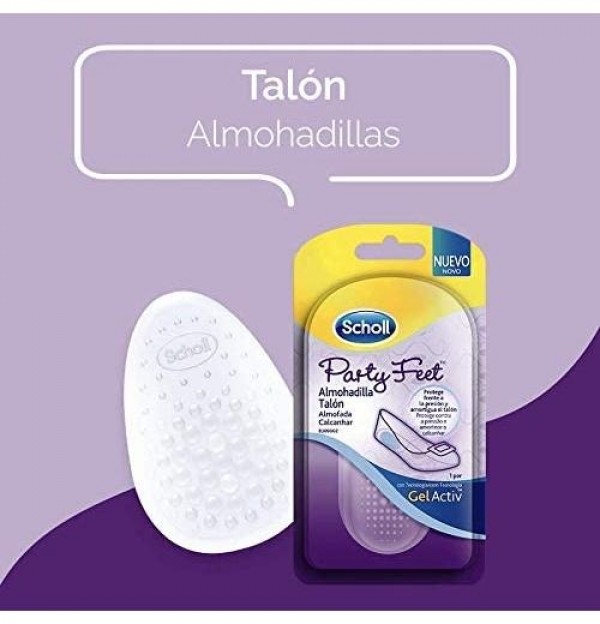 Talonera Almohadilla - Scholl Party Feet Con Tecnologia Gelactiv (1 Par)