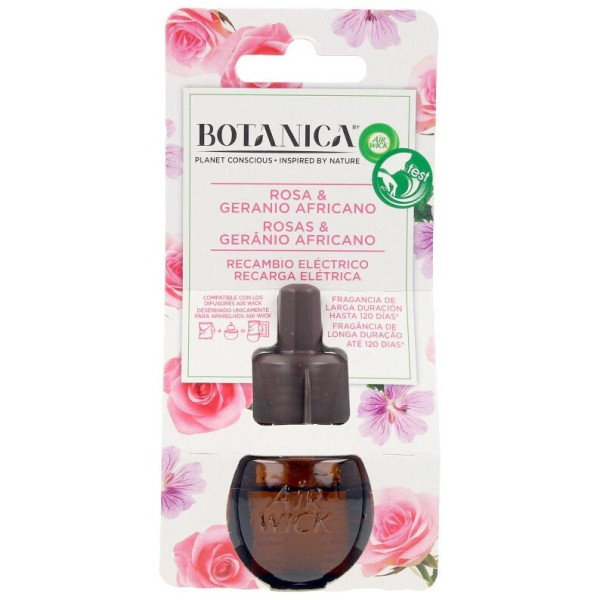Botanica Ambientador Eléctrico Recambio Rosa Y Geranio 19 Ml