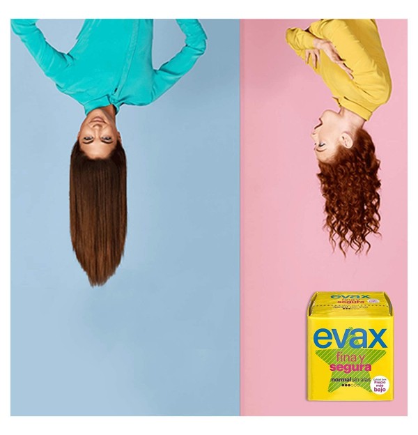 Compresas Higienicas Femeninas - Evax Fina Y Segura (Normal 16 Compresas)