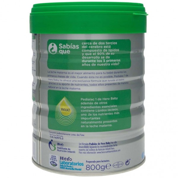 Hero Baby Pedialac 1 Leche De Inicio 800G