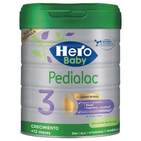 Hero Baby Pedialac 3 Leche De Crecimiento 800G