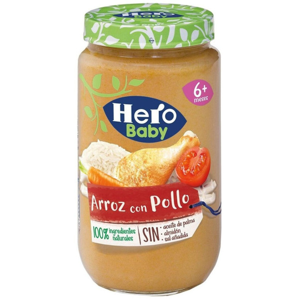 Hero Baby Tarrito De Arroz Con Pollo 235G