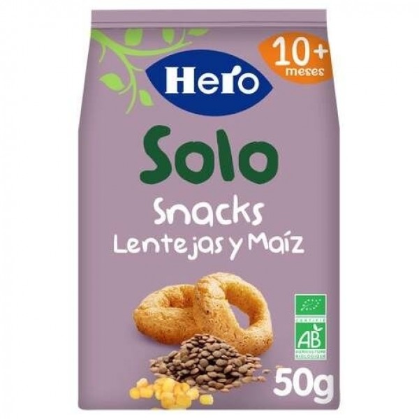 Fater Hero Solo Snacks Lentejas Y Maiz Eco 50G